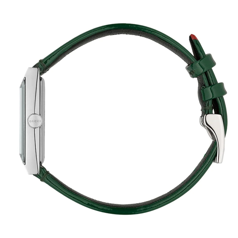 Gucci G Frame Quartz Green & Red Mother of Pearl Dial Multicolor Leather Strap Watch For Women - YA147408 Buy Now By Gucci