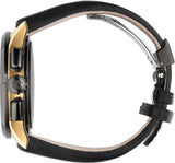 Gucci G Chrono Black Dial Black Leather Strap Watch For Men - YA101203 Buy Now By Gucci