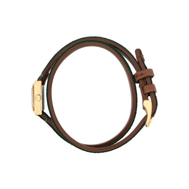 Gucci G-Frame Multicolored Dial Two Tone Nylon Strap Watch For Women - YA128527 Buy Now By Gucci