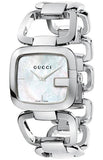 Gucci G-Class Mother of Pearl Dial Silver Steel Strap Watch For Women - YA125404 Buy Now By Gucci