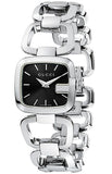 Gucci G Gucci Black Dial Silver Steel Strap Watch For Women - YA125510 Buy Now By Gucci
