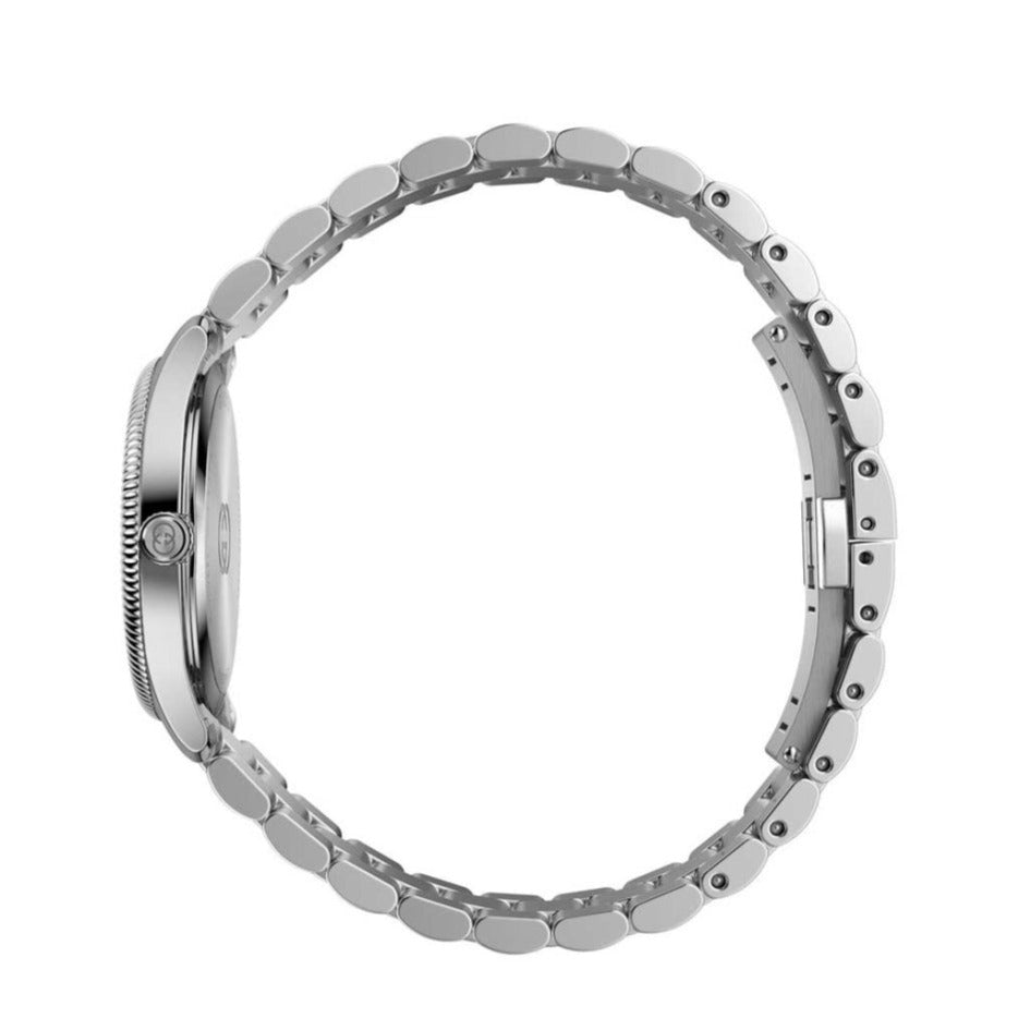 Gucci G Timeless Quartz Pink Dial Silver Steel Strap Watch for Women - YA1265061 Buy Now By Gucci