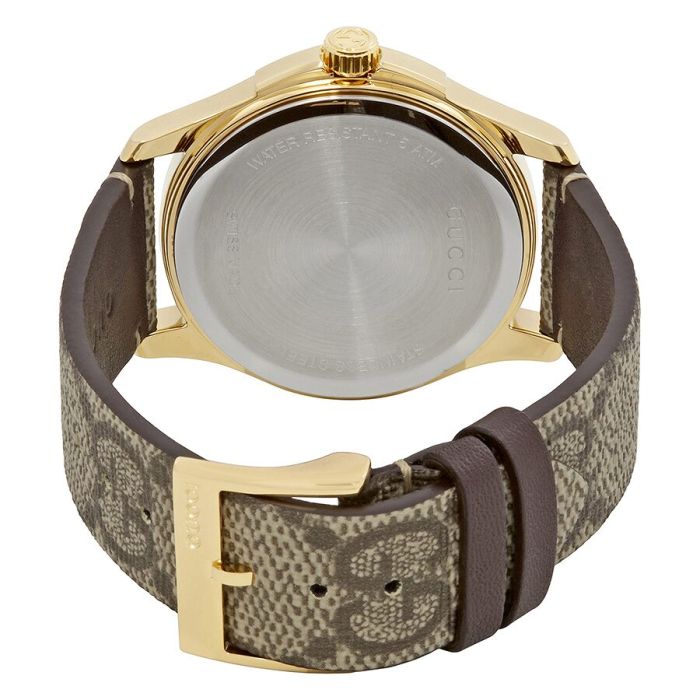 Gucci G Timeless Eye Beige Dial Beige Leather Strap Watch For Men - YA1264022 Buy Now By Gucci