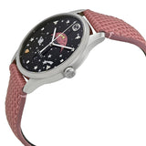 Gucci G-Timeless Moonphase Black Dial Pink Leather Strap Watch For Women - YA1264046 Buy Now By Gucci