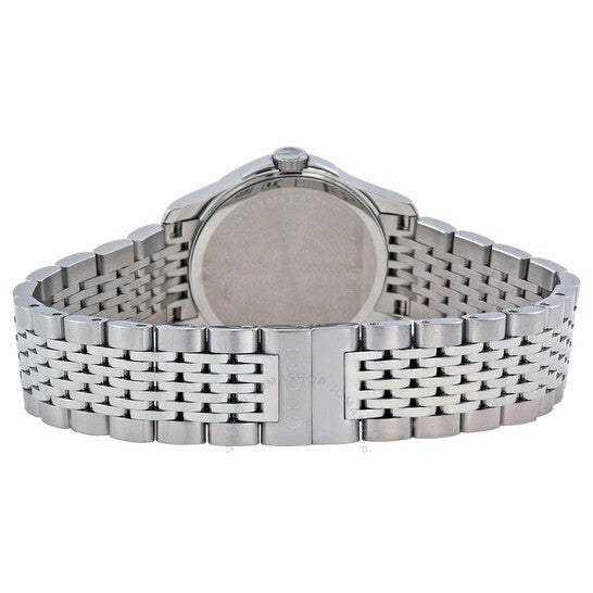 Gucci G Timeless Diamonds Mother of Pearl Dial Silver Steel Strap Watch For Women - YA126506 Buy Now By Gucci