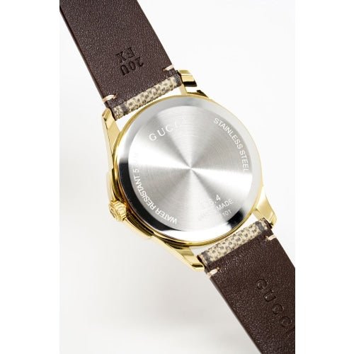 Gucci G Timeless Eye Beige Dial Beige Leather Strap Watch For Men - YA1264022 Buy Now By Gucci