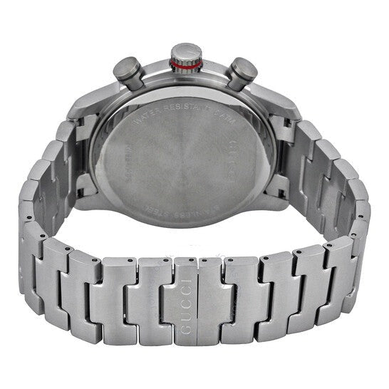 Gucci G Timeless Chronograph Grey Dial Silver Steel Strap Watch For Men - YA126238 Buy Now By Gucci