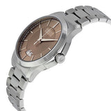 Gucci G Timeless Automatic Brown Dial Silver Steel Strap Watch For Women - YA126431A Buy Now By Gucci