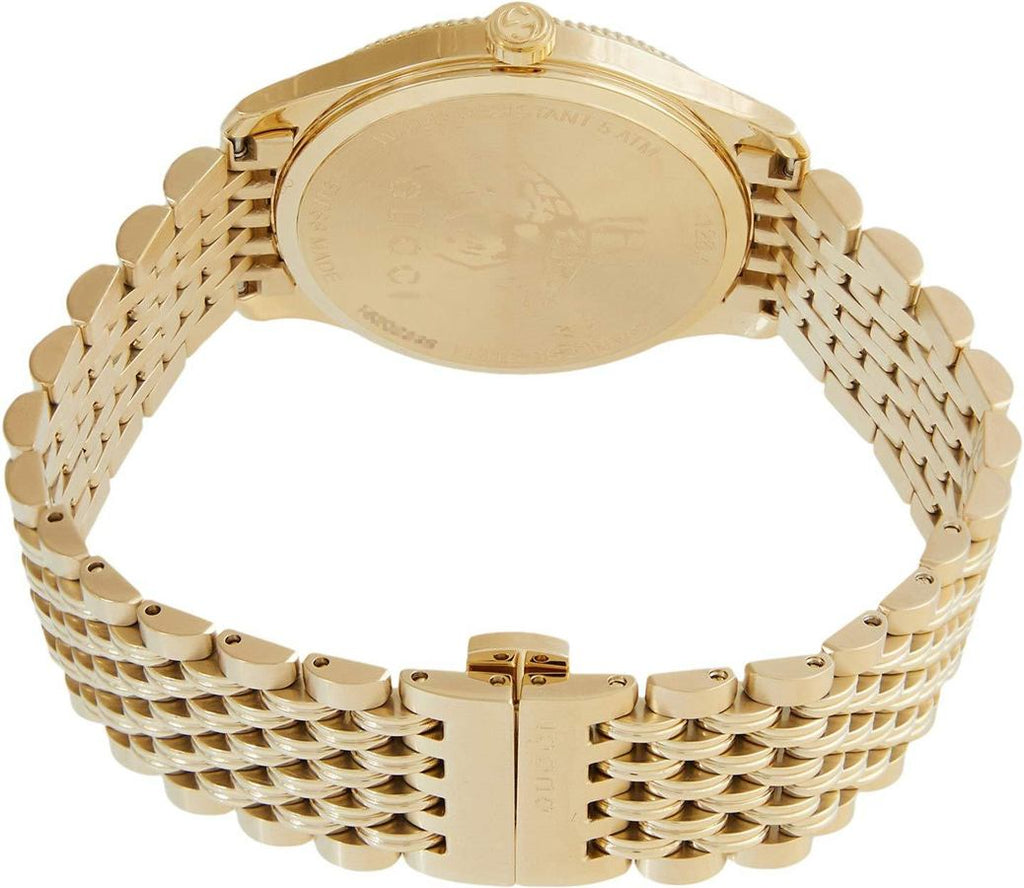 Gucci G Timeless Quartz Silver Dial Gold Steel Strap Watch For Women - YA1264155 Buy Now By Gucci