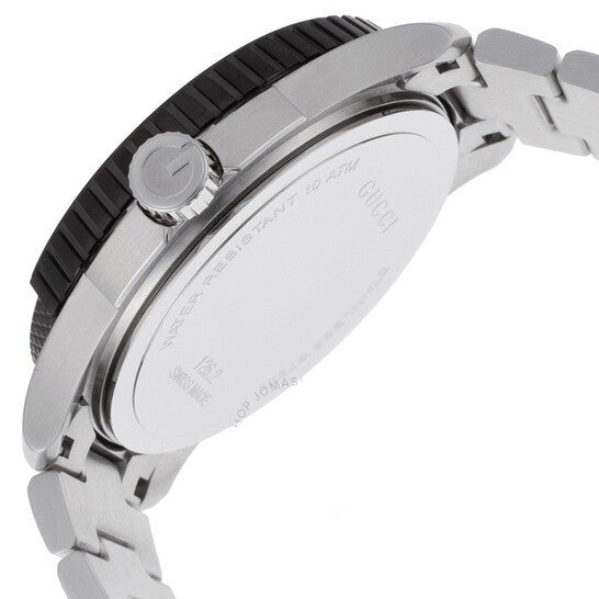 Gucci G Timeless Sport White Dial Silver Steel Strap Watch For Men - YA126250 Buy Now By Gucci