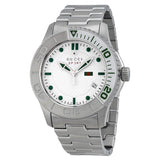 Gucci G Timeless Silver Dial Silver Steel Strap Watch For Men - YA126232 Buy Now By Gucci