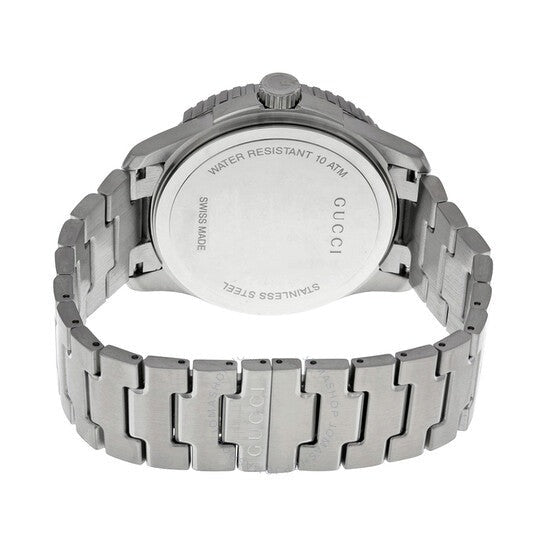 Gucci G Timeless Silver Dial Silver Steel Strap Watch For Men - YA126232 Buy Now By Gucci