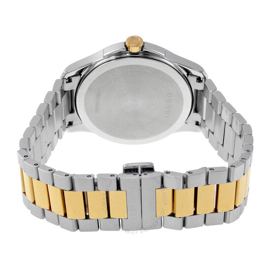 Gucci G Timeless Quartz Silver Dial Two Tone Steel Strap Watch For Men - YA126450 Buy Now By Gucci