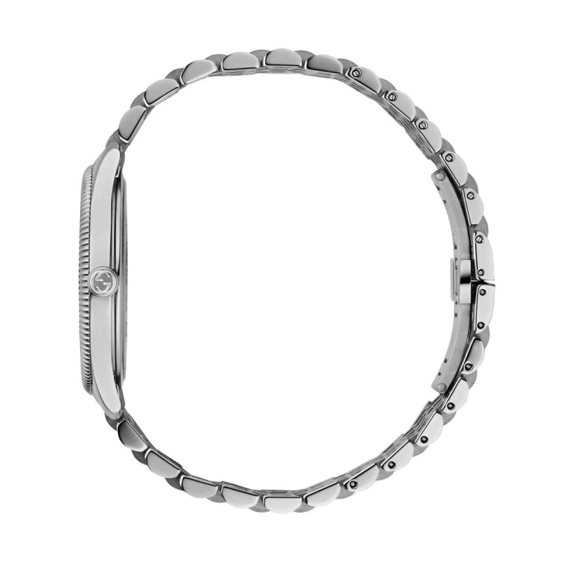 Gucci G Timeless Quartz Silver Dial Silver Steel Strap Watch For Women - YA1264153 Buy Now By Gucci