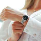 Gucci G Timeless Quartz Black Dial Silver Steel Strap Watch For Women - YA1265020 Buy Now By Gucci