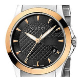 Gucci G Timeless Black Dial Two Tone Steel Strap Watch For Women - YA126512 Buy Now By Gucci