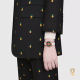 Gucci G Timeless Quartz Red & Green Dial Beige Leather Strap Watch For Women - YA1265009 Buy Now By Gucci