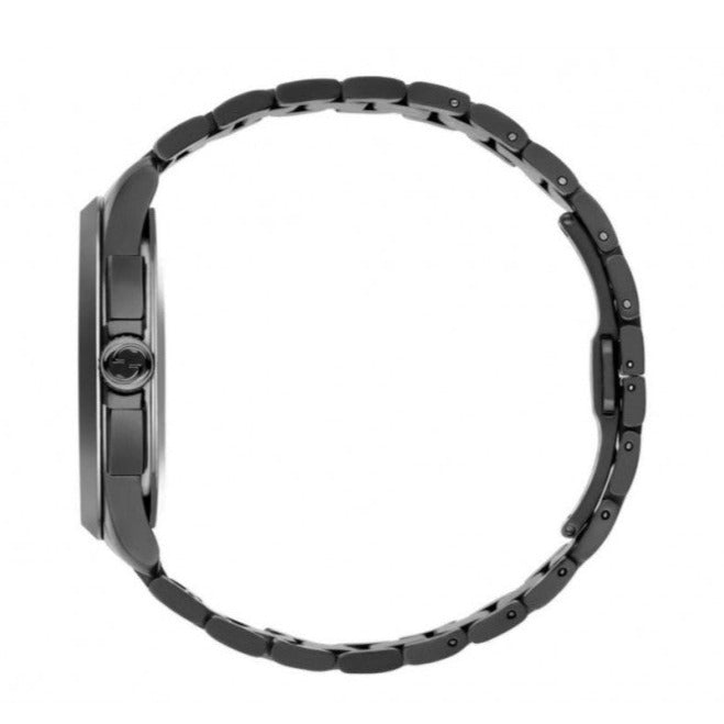 Gucci G-Timeless Chronograph Black Dial Black Steel Strap Watch For Men - YA126268 Buy Now By Gucci