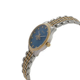Gucci G Timeless Quartz Blue Dial Two Tone Steel Strap Watch For Women - YA1265029 Buy Now By Gucci