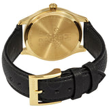 Gucci G Timeless Quartz Silver Dial Black Leather Strap Watch For Women - YA1264181 Buy Now By Gucci
