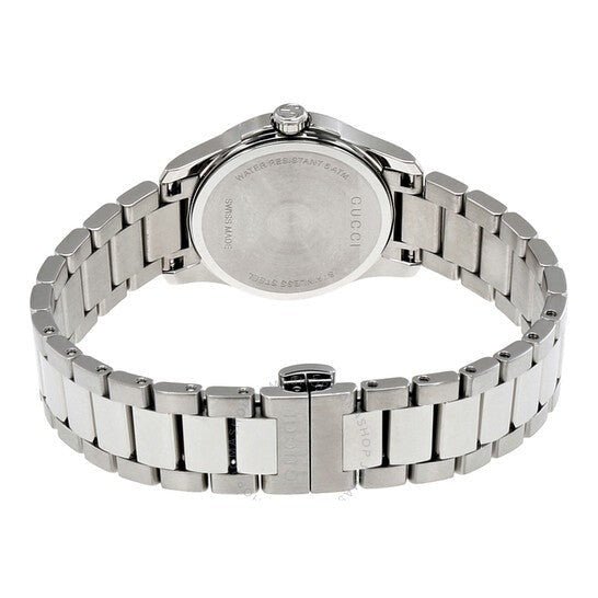 Gucci G Timeless Silver Dial Silver Steel Strap Watch For Women - YA126551 Buy Now By Gucci