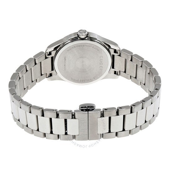 Gucci G Timeless Quartz Silver Dial Silver Steel Strap Watch For Women - YA126551 Buy Now By Gucci