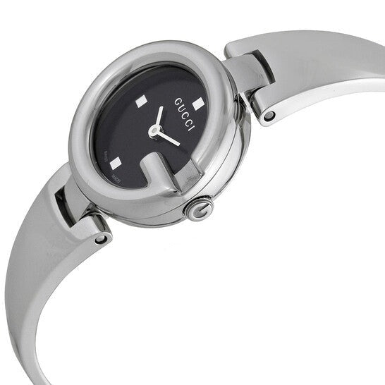 Gucci Guccisima Quartz Black Dial Silver Steel Strap Watch For Women - YA134501 Buy Now By Gucci