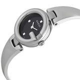 Gucci Guccisima Quartz Black Dial Silver Steel Strap Watch For Women - YA134501 Buy Now By Gucci