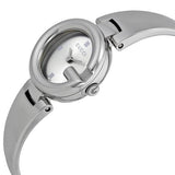 Gucci Guccissima Quartz Silver Dial Silver Steel Strap Watch For Women - YA134502 Buy Now By Gucci