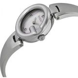 Gucci Guccissima Diamonds Mother of Pearl Dial Silver Steel Strap Watch For Women - YA134504 Buy Now By Gucci