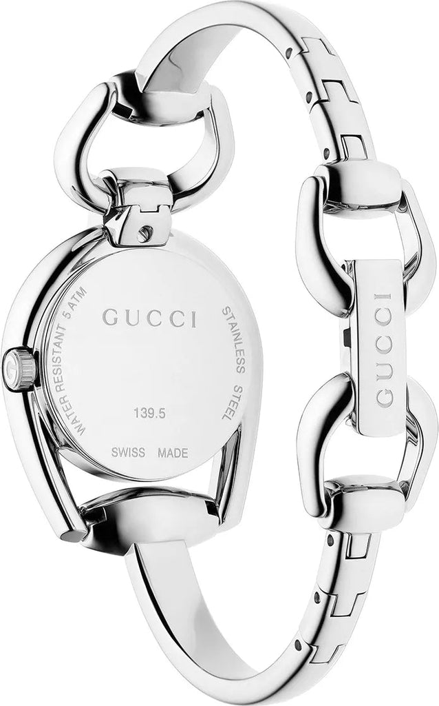 Gucci Horsebit Collection Diamonds Mother of Pearl Dial Silver Steel Strap Watch For Women - YA139505 Buy Now By Gucci
