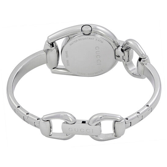 Gucci Horsebit Collection Diamonds Mother of Pearl Dial Silver Steel Strap Watch For Women - YA139505 Buy Now By Gucci