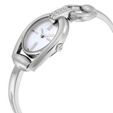 Gucci Horsebit Collection Diamonds Mother of Pearl White Dial Silver Steel Strap Watch For Women - YA139504 Buy Now By Gucci
