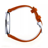 Gucci Interlocking G Quartz Orange Dial Orange Leather Strap Watch For Women - YA133316 Buy Now By Gucci