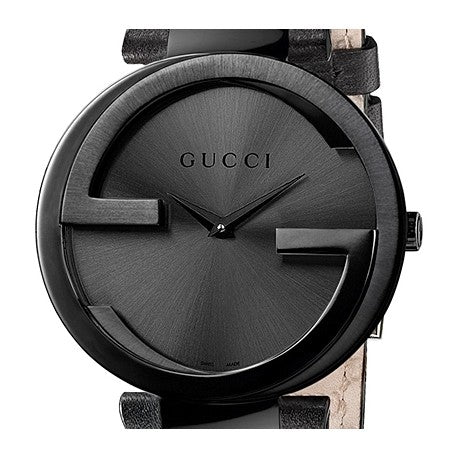 Gucci Interlocking G Black Dial Watch For Women - YA133302 Buy Now By Gucci