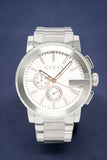 Gucci G Chrono Chronograph Silver Dial Silver Steel Strap Watch For Men - YA101201 Buy Now By Gucci