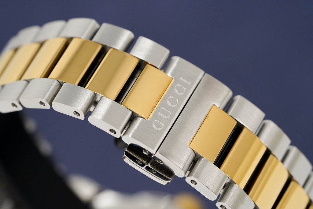 Gucci G Timeless Silver Dial Two Tone Steel Strap Watch For Men - YA126474 Buy Now By Gucci