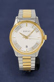 Gucci G Timeless Silver Dial Two Tone Steel Strap Watch For Men - YA126474 Buy Now By Gucci