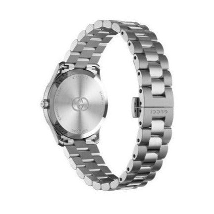 Gucci G Timeless Quartz Pink Dial Silver Steel Strap Watch for Women - YA1265061 Buy Now By Gucci