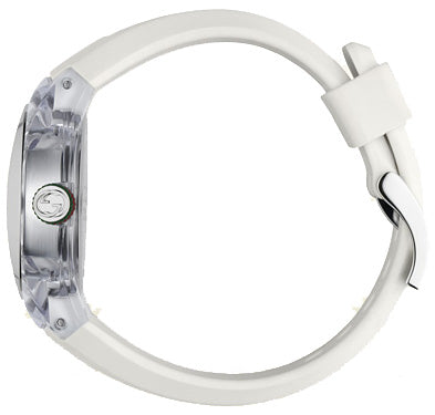 Gucci Sync XXL White Dial White Rubber Strap Watch For Men - YA137102 Buy Now By Gucci