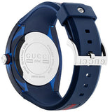 Gucci Sync Quartz Blue Dial Blue Rubber Strap Watch For Men - YA137304 Buy Now By Gucci