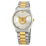 Gucci G Timeless Silver Dial Two Tone Steel Strap Watch For Women - YA1264074 Buy Now By Gucci