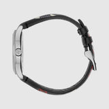 Gucci Le Marche Des Merveilles Black Dial Black Leather Strap Unisex Watch - YA1264007 Buy Now By Gucci