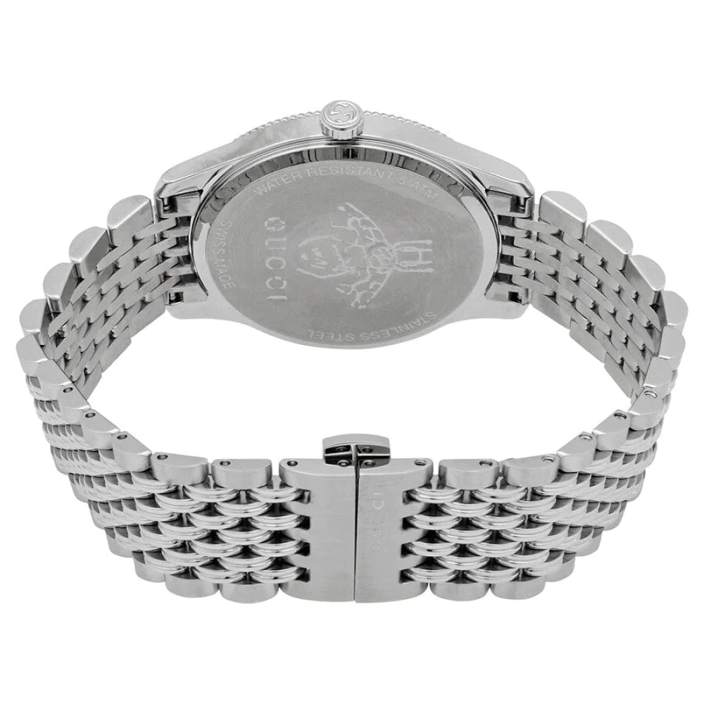 Gucci G Timeless Quartz Silver Dial Silver Steel Strap Watch For Women - YA1264153 Buy Now By Gucci