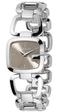 Gucci G Gucci Brown Dial Silver Steel Strap Watch For Women - YA125507 Buy Now By Gucci
