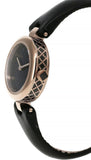 Gucci Diamantissima Quartz Black Dial Black Leather Strap Watch for Women - YA141501 Buy Now By Gucci