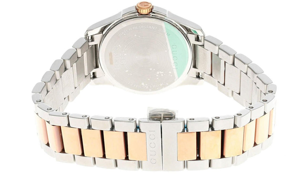 Gucci G Timeless Silver Dial Two Tone Steel Strap Watch For Women - YA126564 Buy Now By Gucci