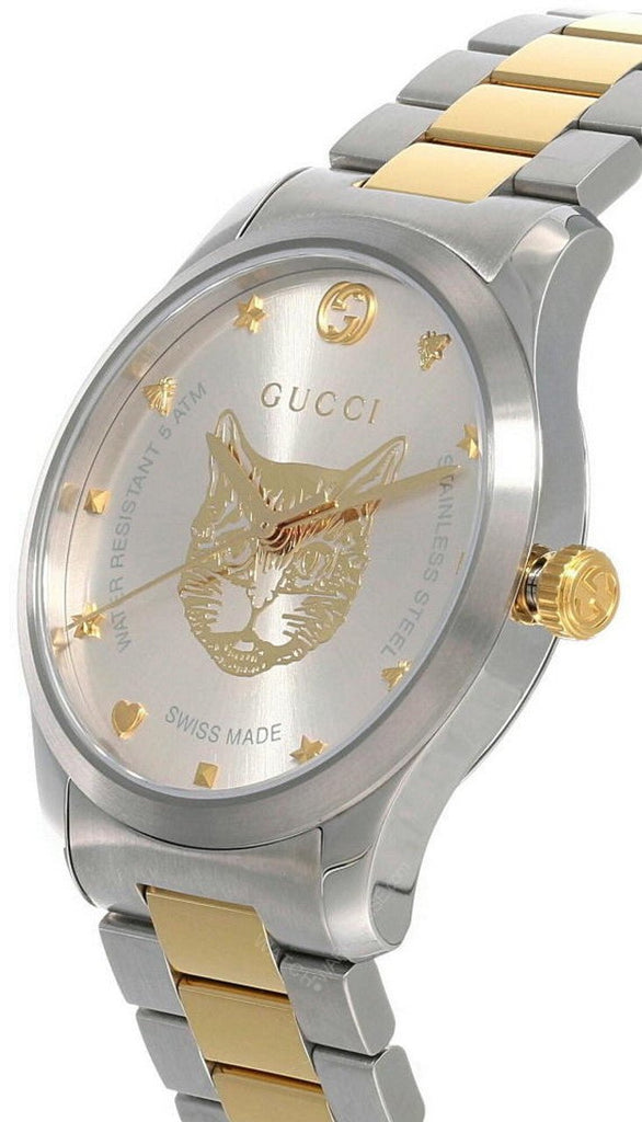Gucci G Timeless Silver Dial Two Tone Steel Strap Watch For Women - YA1264074 Buy Now By Gucci