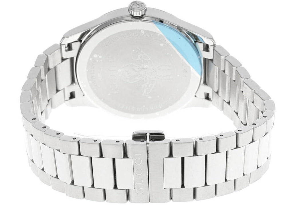Gucci G Timeless White Dial Silver Steel Strap Watch For Women - YA1264028A Buy Now By Gucci