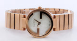 Gucci G Interlocking Mother of Pearl Dial Rose Gold Steel Strap Watch For Women - YA133515 Buy Now By Gucci